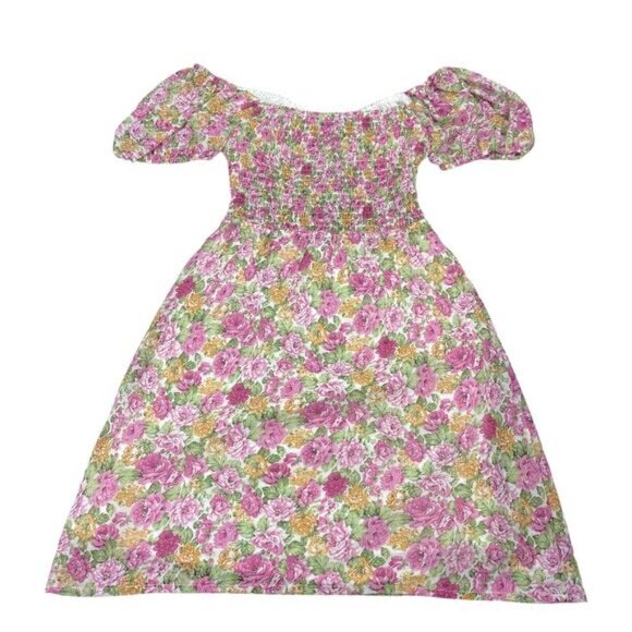PRINCESS POLLY Nikita Puff Sleeve Floral Mini Dress Sz 8 - Picture 8 of 8